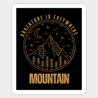 Adventure Is Everywhere - Mountain Sticker